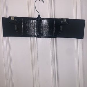 Lovely black vintage elastic belt